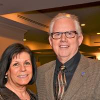 Bill Gilmour with guest.